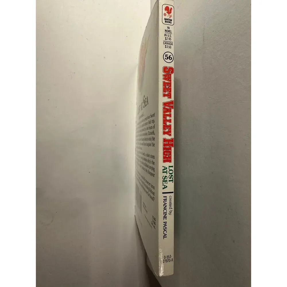 Sweet Valley High 1ST Edition First Print Book #56 Lost At Sea Vintage 1980's
